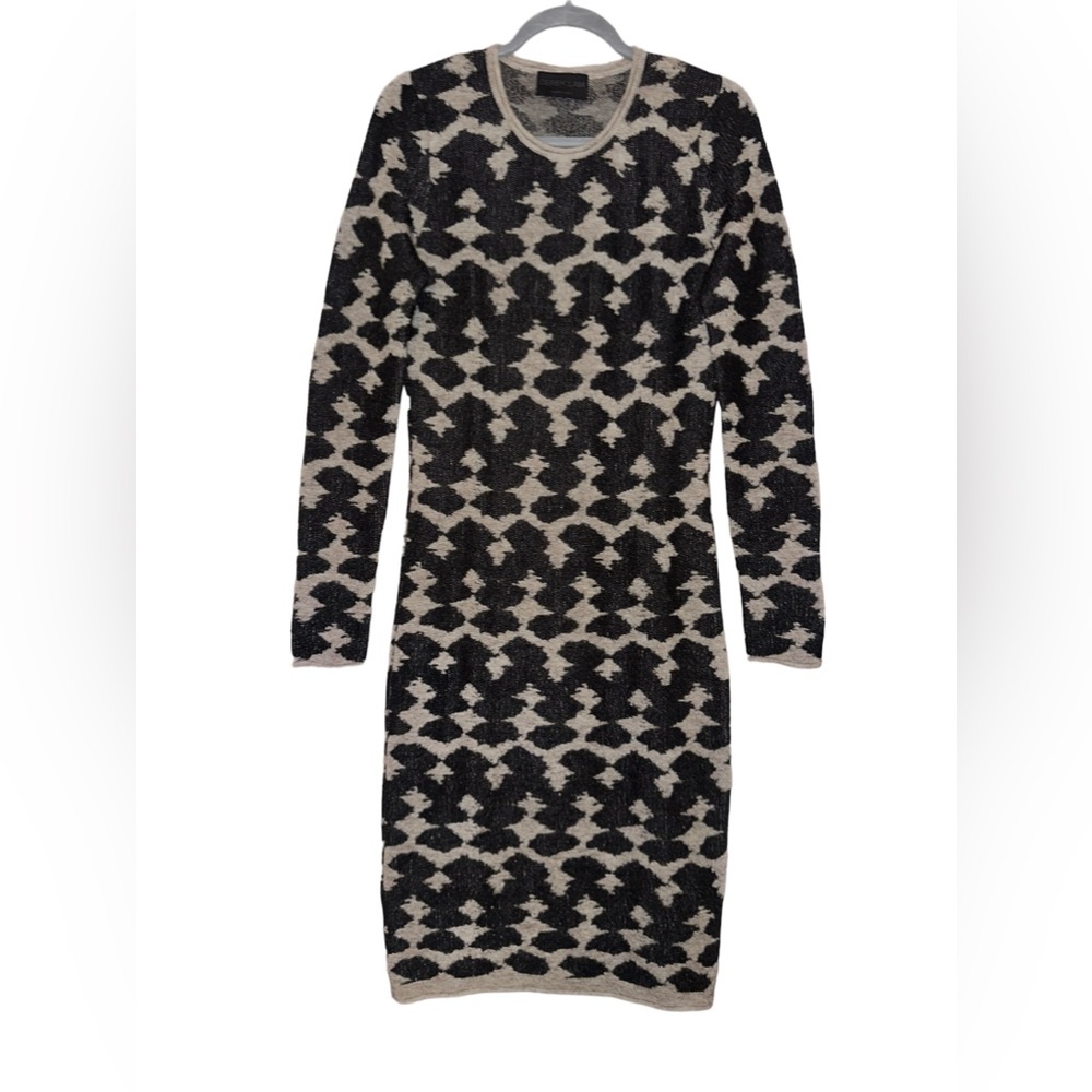 DEREKΒ LAM βοΈ SWEATERβCASHMERE & SILK SWEATER DRESS, Size Large - Picture 4 of 8